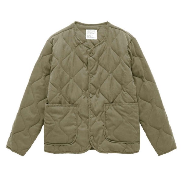 Men's Retro Quilted Puff Coat 100% Cotton Warm Outerwear
