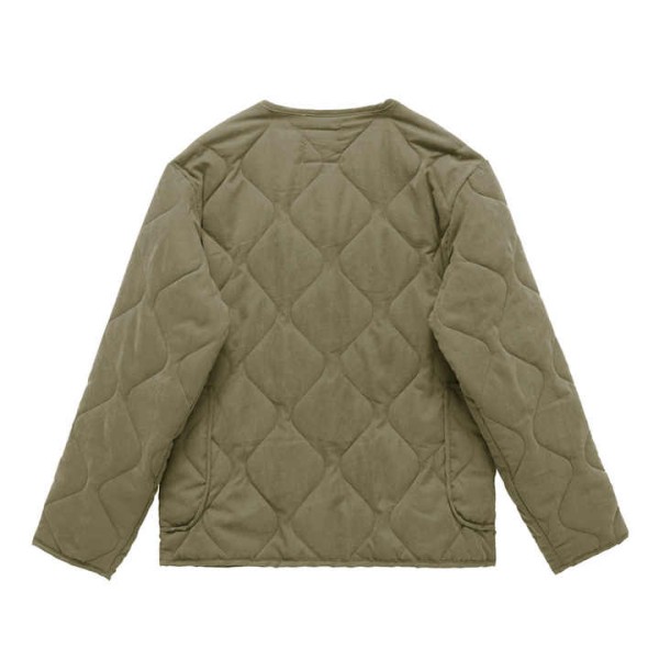 Men's Retro Quilted Puff Coat 100% Cotton Warm Outerwear