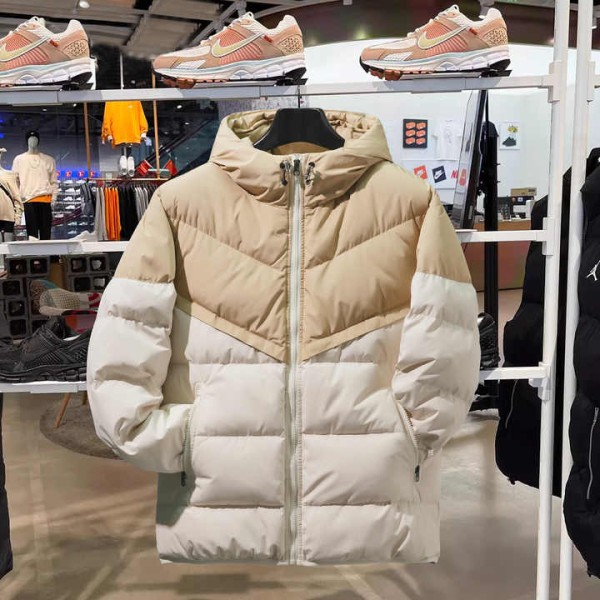 Men's Warm Winter Hooded Coat Youth Thickened Cold-Resistant down Jacket