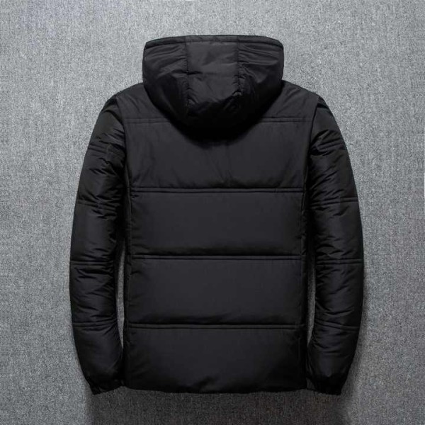 Men's Jacket, Form-fitting Outdoor Warm and Windproof Hooded Casual Jacket