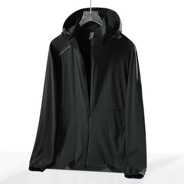 Men's All-Light Summer Outdoor Sports Coat Stand-Up Collar
